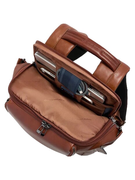 W143 Sac &agrave; dos de voyage et support pour ordinateur portable 14 pouces CUIR - Sacs &agrave; dos pour l'&Eacute;cole & les Loisirs