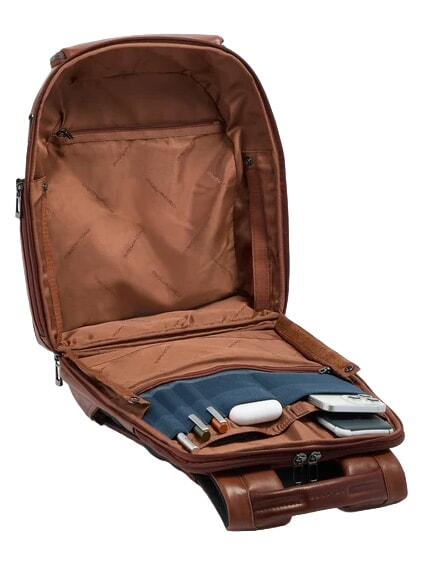 W143 Sac &agrave; dos de voyage et support pour ordinateur portable 14 pouces CUIR - Sacs &agrave; dos pour l'&Eacute;cole & les Loisirs