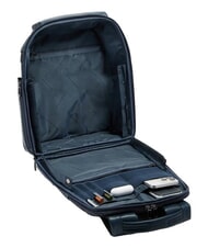 PIQUADRO W143 Sac &agrave; dos de voyage et support pour ordinateur portable 14 pouces bleu - Sacs &agrave; dos pour l'&Eacute;cole & les Loisirs - 5