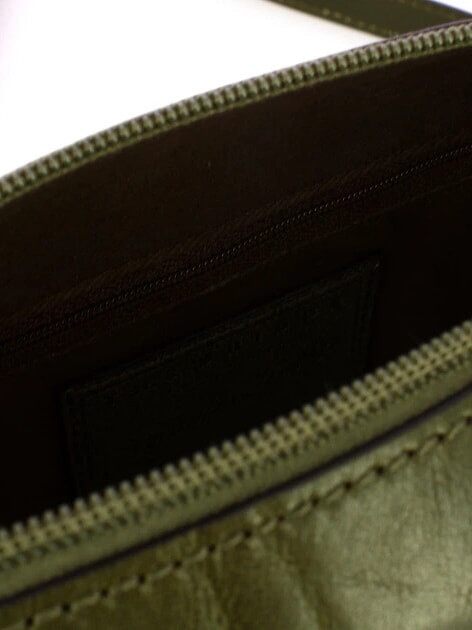 CECILIA Sac bandouli&egrave;re en cuir thym abb gold - Sacs pour Femme
