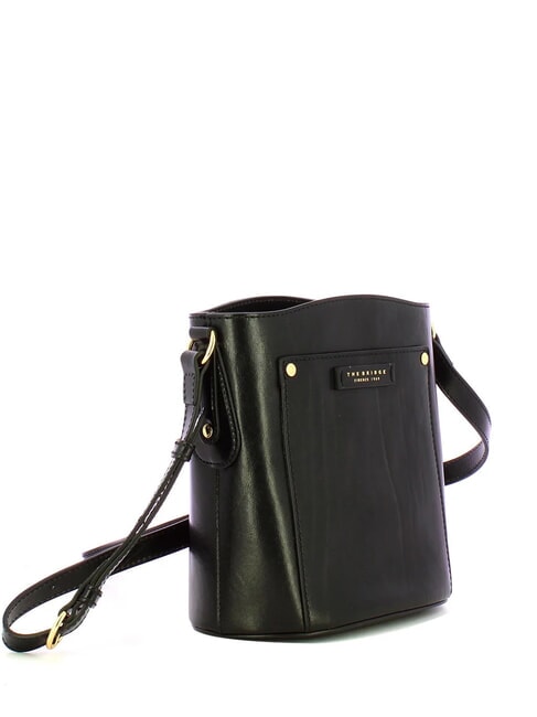 CECILIA sac seau en cuir black Gold - Sacs pour Femme