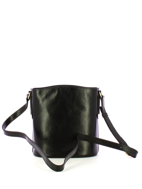 CECILIA sac seau en cuir black Gold - Sacs pour Femme