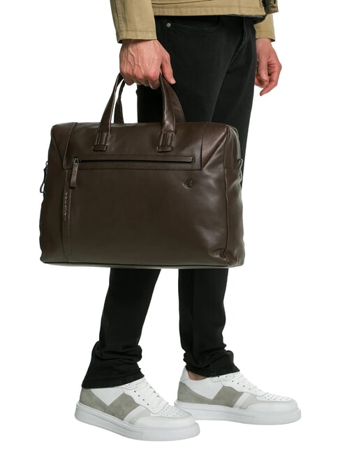 PAN  Porte-documents en cuir pour ordinateur portable 15,6" MORO - Porte Documents Travail