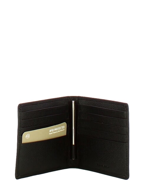 X1 Portefeuille en cuir martel&eacute; Noir - Portefeuilles Homme