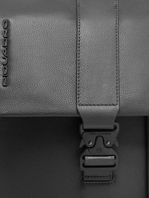 RUSSEL Sac &agrave; dos pour ordinateur portable 14 pouces avec rabat Noir - Sacs &agrave; dos pour l'&Eacute;cole & les Loisirs