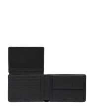PIQUADRO CRONUS Portefeuille avec porte-monnaie Noir - Portefeuilles Homme - 5