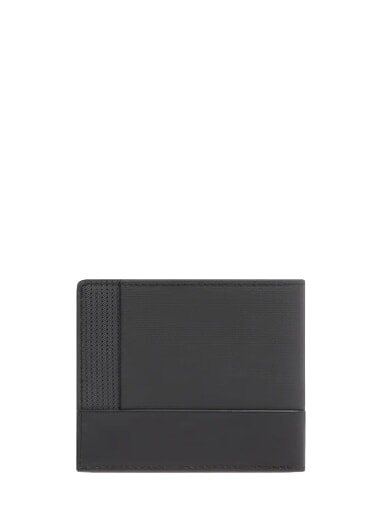 W145 Portefeuille &agrave; 5 compartiments Noir - Portefeuilles Homme