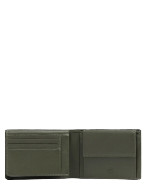 W145 portefeuille &agrave; 7 compartiments VERT - Portefeuilles Homme
