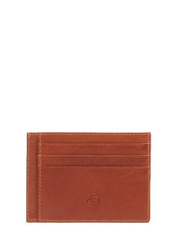 W143 porte-cartes en cuir plat CUIR - Portefeuilles Homme