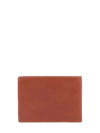 W143 Portefeuille en cuir &agrave; 7 compartiments CUIR - Portefeuilles Homme