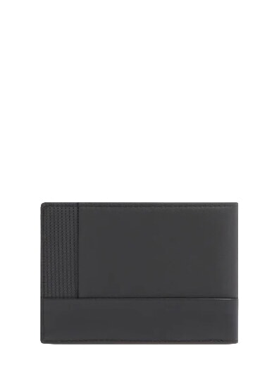 W145 portefeuille &agrave; 7 compartiments Noir - Portefeuilles Homme