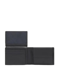 PIQUADRO W145 portefeuille &agrave; 7 compartiments Noir - Portefeuilles Homme - 4
