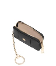 PIQUADRO CIRCLE Porte-cl&eacute;s en cuir avec fermeture &eacute;clair Noir - Porte-cl&eacute;s - 4