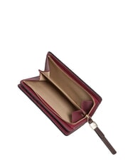PIQUADRO CIRCLE Portefeuille en cuir moyen bordeaux/rose - Portefeuilles Femme - 5