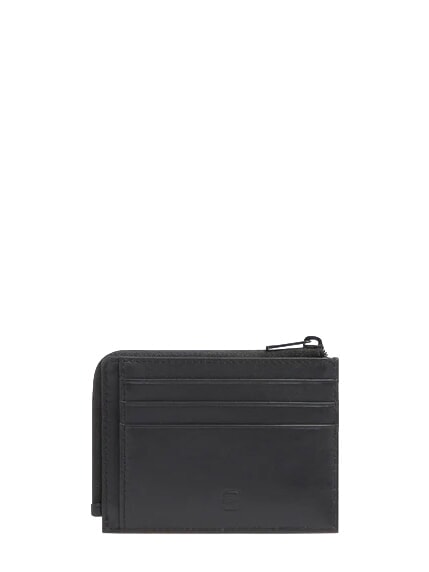 W145 Porte-cartes &agrave; 6 emplacements Noir - Portefeuilles Homme