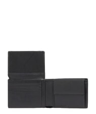PIQUADRO W143 Portefeuille en cuir &agrave; 7 compartiments Noir - Portefeuilles Homme - 4