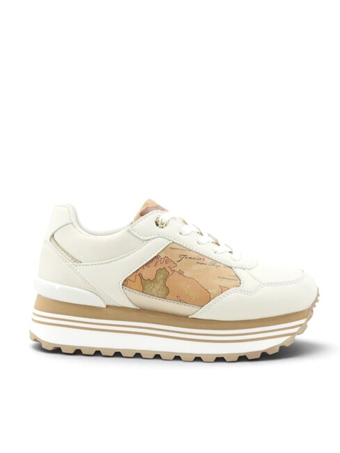 GEO Baskets blanc cass&eacute;/beige g&eacute;o - Chaussures Femme