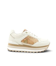 ALVIERO MARTINI PRIMA CLASSE GEO Baskets blanc cass&eacute;/beige g&eacute;o - Chaussures Femme - 3