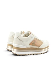 ALVIERO MARTINI PRIMA CLASSE GEO Baskets blanc cass&eacute;/beige g&eacute;o - Chaussures Femme - 4