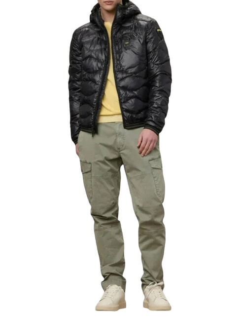 WAVE doudoune courte matelass&eacute;e noir - Doudounes homme