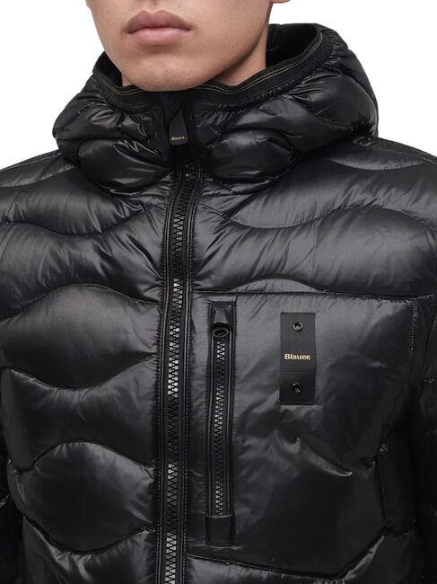 WAVE doudoune courte matelass&eacute;e noir - Doudounes homme