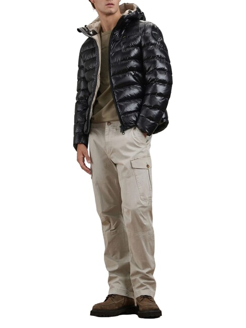 ADAMS Veste courte, rembourrage en ouate int&eacute;rieur beige noir 301 - Doudounes homme