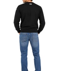 BLAUER CROSBY Sweat-shirt &agrave; col rond avec logo - Pulls pour hommes