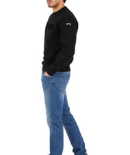 BLAUER CROSBY Sweat-shirt &agrave; col rond avec logo noir - Pulls pour hommes - 5