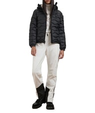 BLAUER CAMELIA veste courte rembourr&eacute;e de plumes int&eacute;rieur beige noir 301 - Doudounes femme - 3