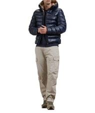 BLAUER ADAMS Veste courte, rembourrage en ouate tabac bleu - Doudounes homme - 3