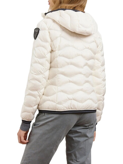 CAMELIA veste courte rembourr&eacute;e de plumes blanc optique - Doudounes femme