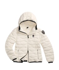 BLAUER CAMELIA veste courte rembourr&eacute;e de plumes blanc optique - Doudounes femme - 4