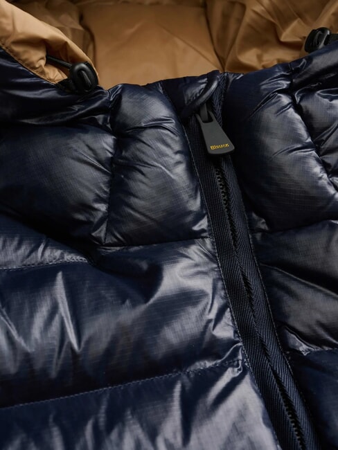 ADAMS Veste courte, rembourrage en ouate tabac bleu - Doudounes homme
