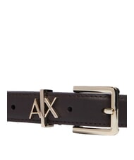 ARMANI EXCHANGE TONGUE Ceinture en cuir - Ceintures
