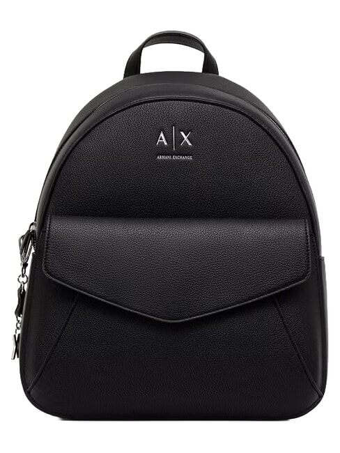 ISABEL Sac &agrave; dos avec poche avant noir - Sacs pour Femme