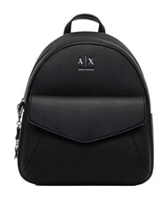 ARMANI EXCHANGE ISABEL Sac &agrave; dos avec poche avant noir - Sacs pour Femme - 6