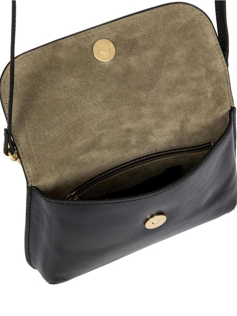 VOLTERRA Mini sac bandouli&egrave;re en cuir Noir - Sacs pour Femme