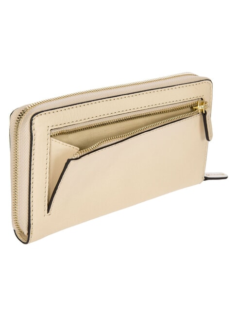 VOLTERRA Portefeuille Zip Around ivoire - Portefeuilles Femme