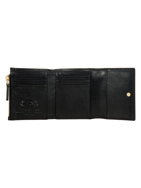 VOLTERRA petit portefeuille en cuir Noir - Portefeuilles Femme