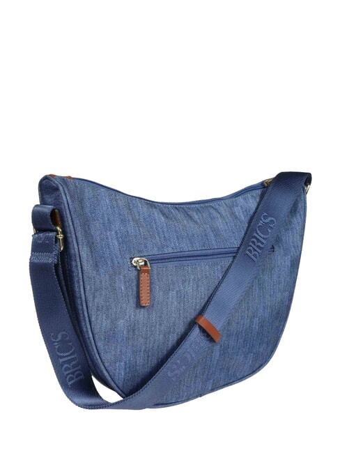 X-COLLECTION Petit sac croissant jeans - Sacs pour Femme