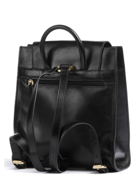 VOLTERRA Sac &agrave; dos en cuir Noir - Sacs pour Femme