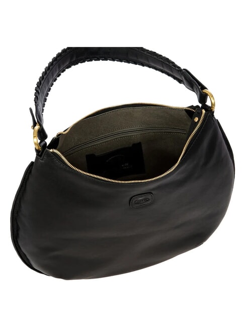 VOLTERRA Sac en cuir avec bandouli&egrave;re Noir - Sacs pour Femme