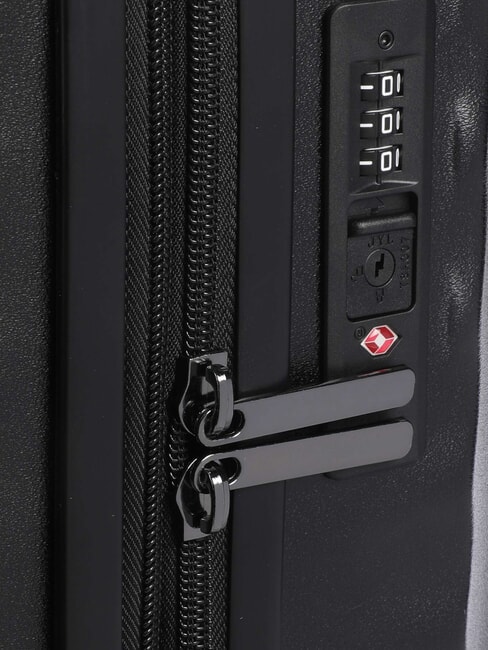 NAUSICAA trolley extensible pour bagage &agrave; main Noir - Valises cabine