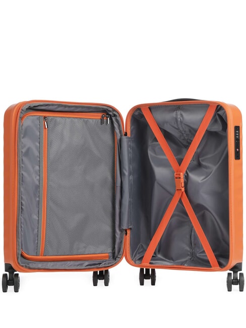 NAUSICAA trolley extensible pour bagage &agrave; main ORANGE - Valises cabine