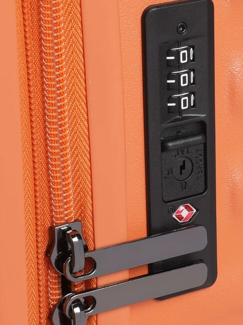 NAUSICAA trolley extensible pour bagage &agrave; main ORANGE - Valises cabine