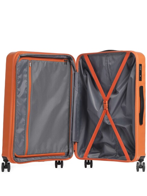 NAUSICAA Chariot moyen, extensible ORANGE - Valises Rigides