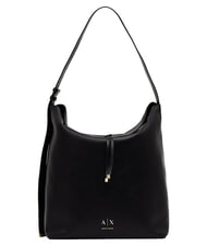 ARMANI EXCHANGE ALICE Sac bandouli&egrave;re ajustable noir - Sacs pour Femme - 6