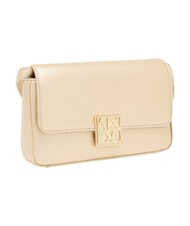 ARMANI EXCHANGE AMY Mini sac bandouli&egrave;re satin or clair - Sacs pour Femme - 3