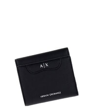 ARMANI EXCHANGE VIVIENNE portefeuille compact de taille moyenne noir - Portefeuilles Femme - 4