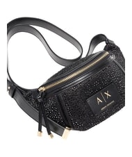 ARMANI EXCHANGE ALICE Mini sac bandouli&egrave;re noir / noir - Sacs pour Femme - 6